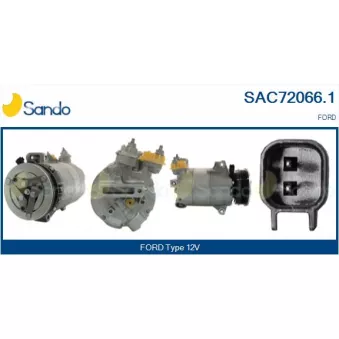 Compresseur, climatisation SANDO OEM CV6119D629BH