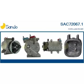 Compresseur, climatisation SANDO OEM LR007069