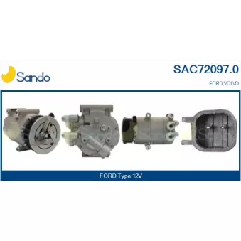 Compresseur, climatisation SANDO OEM 36002856