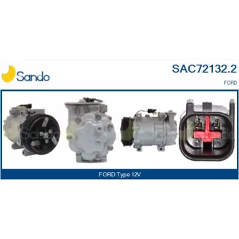 Compresseur, climatisation SANDO OEM 5S6119D629AA