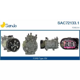 Compresseur, climatisation SANDO OEM 2M2H19D629AA