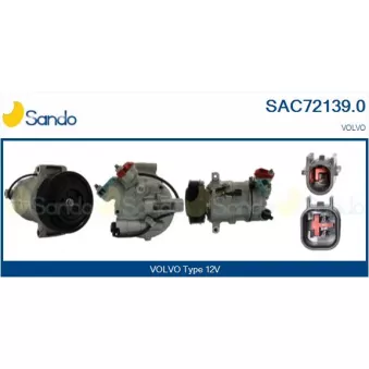 Compresseur, climatisation SANDO OEM 36010255