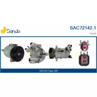 Compresseur, climatisation SANDO OEM 31348965