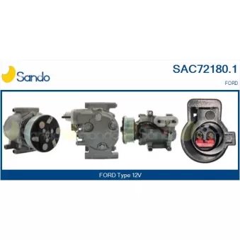 Compresseur, climatisation SANDO OEM 5S5119D629AA