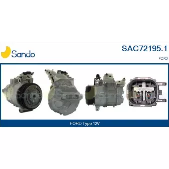 Compresseur, climatisation SANDO OEM 2069509 Compresseur, climatisation SANDO OEM 2069509