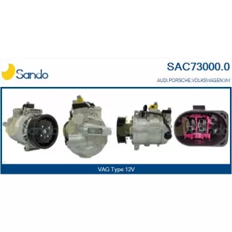 SANDO SAC73000.0 - Compresseur, climatisation