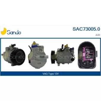 Compresseur, climatisation SANDO OEM 8E0260805BG