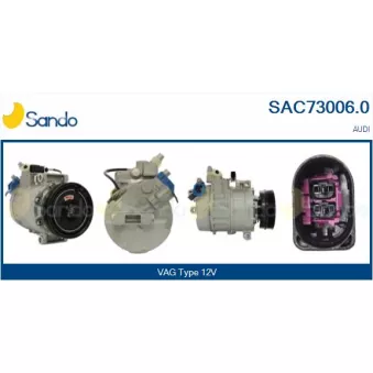 Compresseur, climatisation SANDO OEM 8E0260805AB