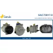 SANDO SAC73017.0 - Compresseur, climatisation