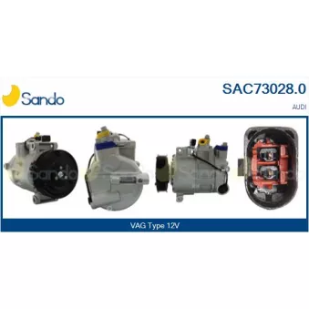 Compresseur, climatisation SANDO OEM 8E0260805AJ