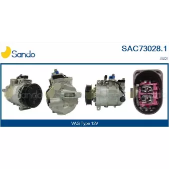 Compresseur, climatisation SANDO OEM 8E0260805AJ