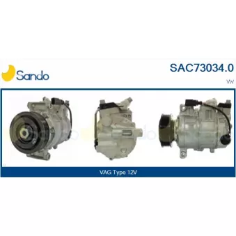 Compresseur, climatisation SANDO OEM 7E0820803A
