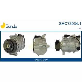 Compresseur, climatisation SANDO OEM 7E0820803A