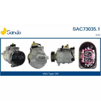 Compresseur, climatisation SANDO OEM 4L0820803