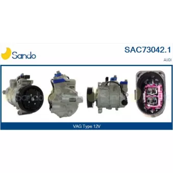 Compresseur, climatisation SANDO OEM 8E0260805G