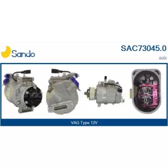 Compresseur, climatisation SANDO OEM 4F0260805E
