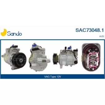 Compresseur, climatisation SANDO OEM 8K0260805C