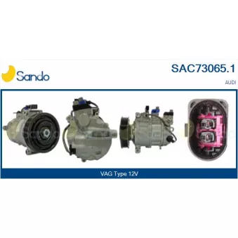Compresseur, climatisation SANDO OEM 8T0260805Q