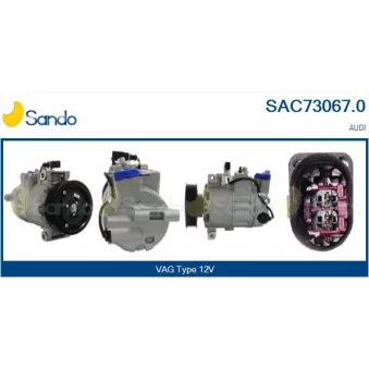 Compresseur, climatisation SANDO OEM 8K0260805M