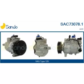 Compresseur, climatisation SANDO OEM 8K0260805J