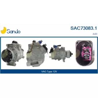 Compresseur, climatisation SANDO OEM 4H0260805G