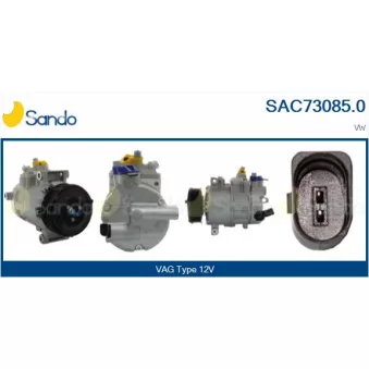 Compresseur, climatisation SANDO OEM 7E0820803J