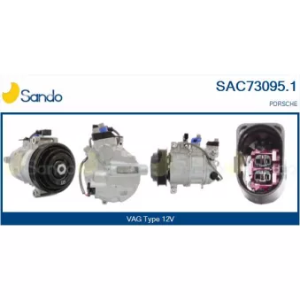 Compresseur, climatisation SANDO OEM 95B260805B