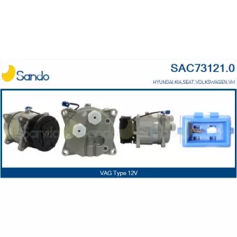 Compresseur, climatisation SANDO OEM 1H0820803J