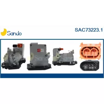 Compresseur, climatisation SANDO OEM 1ea820807d