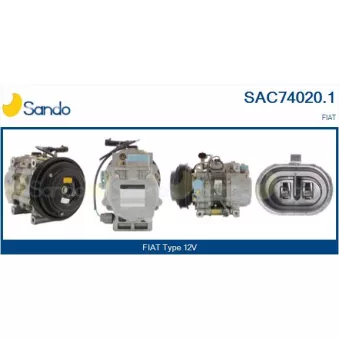 Compresseur, climatisation SANDO OEM 7741901