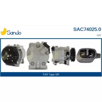 Compresseur, climatisation SANDO OEM 46757168