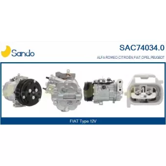 Compresseur, climatisation SANDO OEM 95521422
