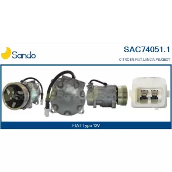 Compresseur, climatisation SANDO OEM 6453GP
