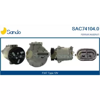 Compresseur, climatisation SANDO OEM 287343