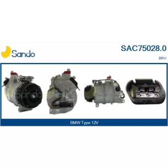 Compresseur, climatisation SANDO OEM 64509154071