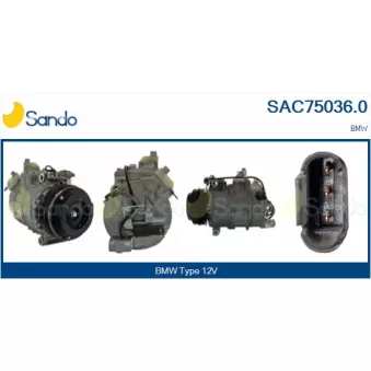 Compresseur, climatisation SANDO SAC75036.0