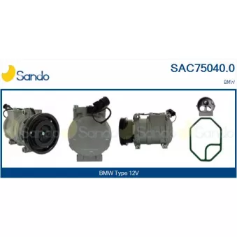 Compresseur, climatisation SANDO OEM 64528391693