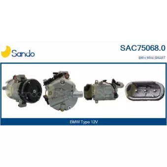 SANDO SAC75068.0 - Compresseur, climatisation