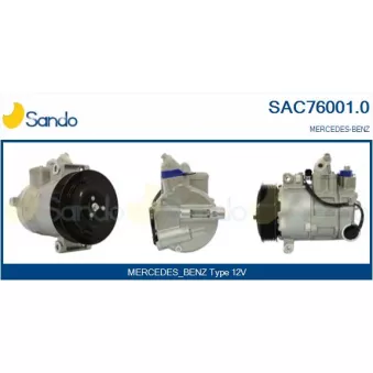 Compresseur, climatisation SANDO OEM a0012305511