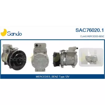Compresseur, climatisation SANDO OEM A9062300311