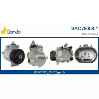 Compresseur, climatisation SANDO OEM A0012305111