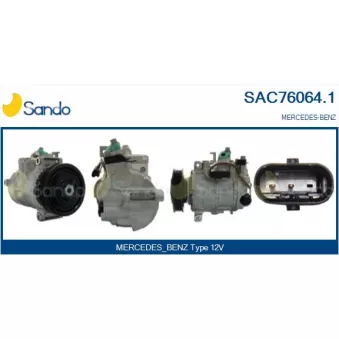 Compresseur, climatisation SANDO OEM A0038304160