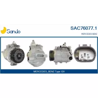 Compresseur, climatisation SANDO OEM 0012301611