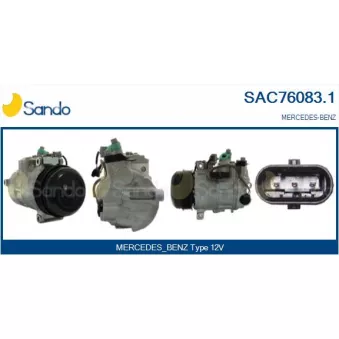 Compresseur, climatisation SANDO OEM A0008302300