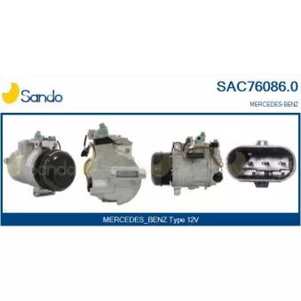 Compresseur, climatisation SANDO OEM 0008302700
