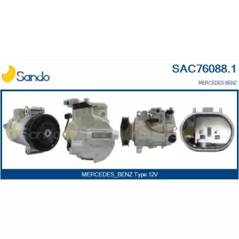 Compresseur, climatisation SANDO OEM A0022306311