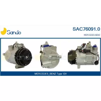 Compresseur, climatisation SANDO OEM A0008302600
