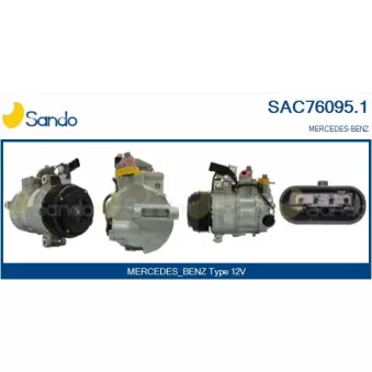 Compresseur, climatisation SANDO OEM 0032305711