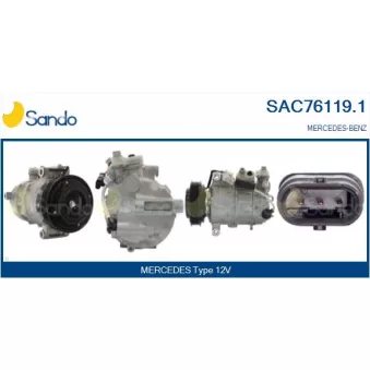 Compresseur, climatisation SANDO OEM A0038304460