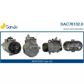 Compresseur, climatisation SANDO SAC76132.0